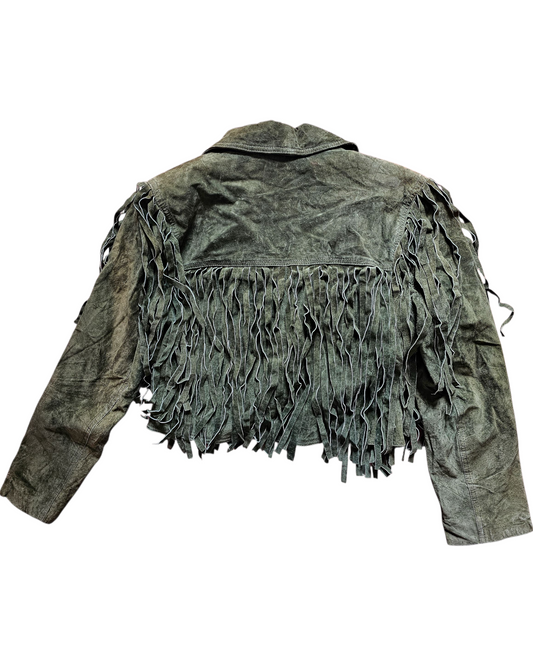 Green Fringe Jacket